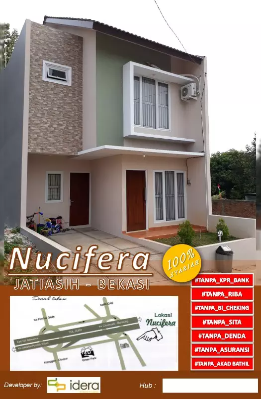 Rumah bebas banjir-Rumah 2 Lantai di Bekasi-Nucivera Residence-cover