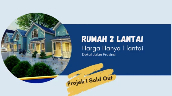 Rumah di Bogor 2 Lantai 200 Jutaan – Guesthouse Regency Flipro