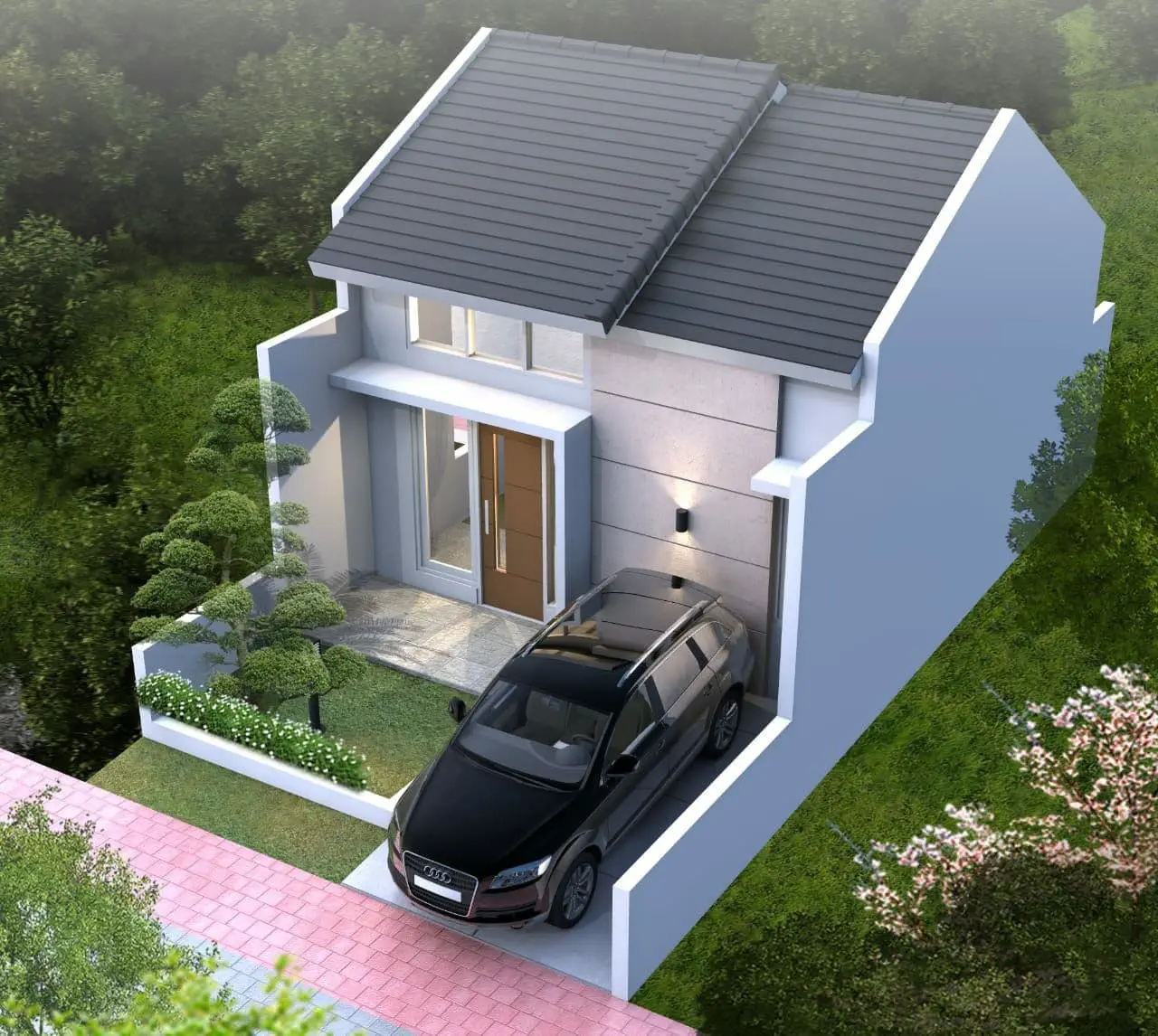 rumah depan salsabila mountain view