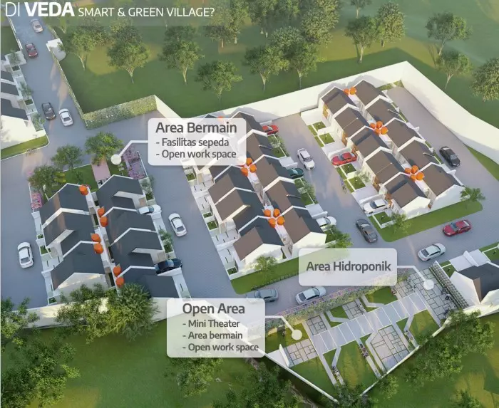 Veda Smart Living and Green Village – Rumah Full Furnished Dekat Kampus IPB Bogor 15