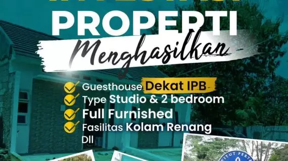Deraincity Dramaga 1 – Investasi Properti Menghasilkan Berupa Guesthouse Full Furnished Dekat IPB