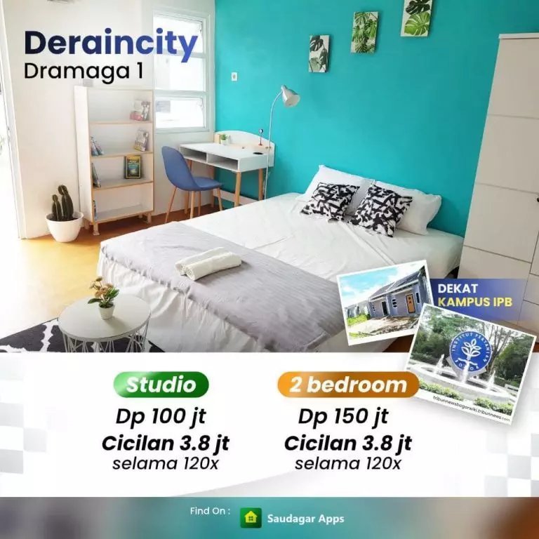 Deraincity Dramaga 1 - Investasi Properti Menghasilkan Berupa Guesthouse Full Furnished Dekat IPB 2