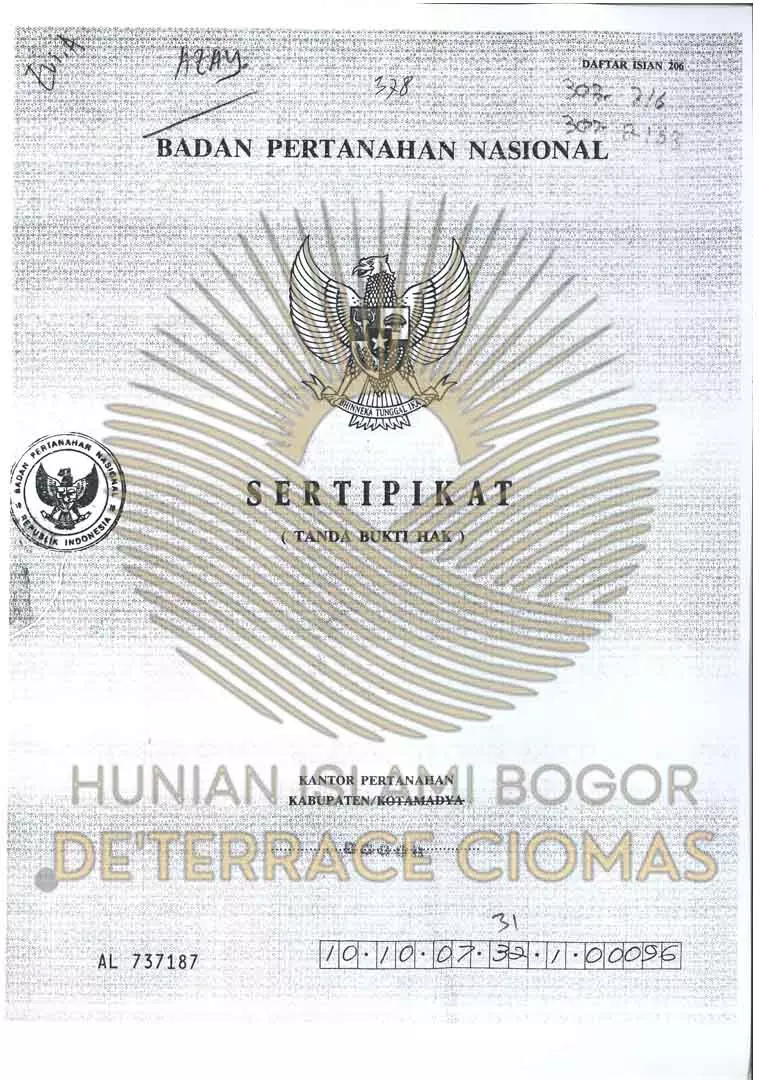 Deterrace Ciomas - Cluster Syariah Bogor Strategis 7